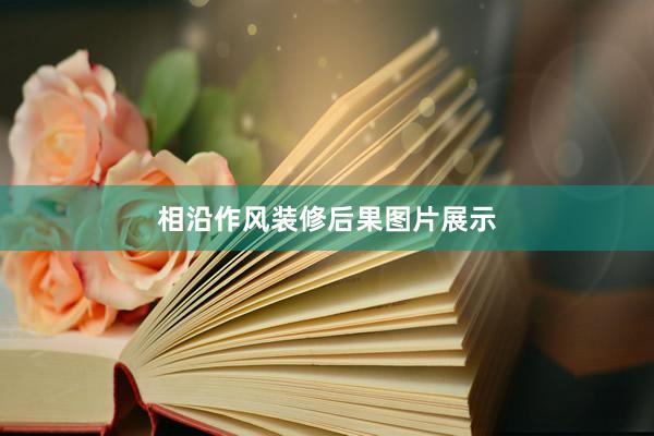 相沿作风装修后果图片展示